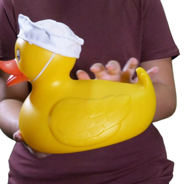 Large yellow rubber duck video