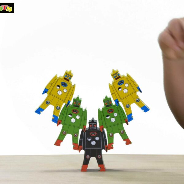 Wooden stacking robots video