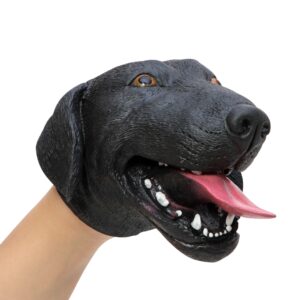 DGHP-Dog-Hand-Puppet-Black-3Q-Right-Closed-web
