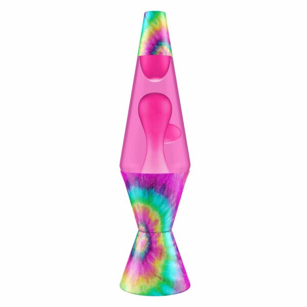 14.5″ LAVA Lamp  – Tie Dye Pink Spiral