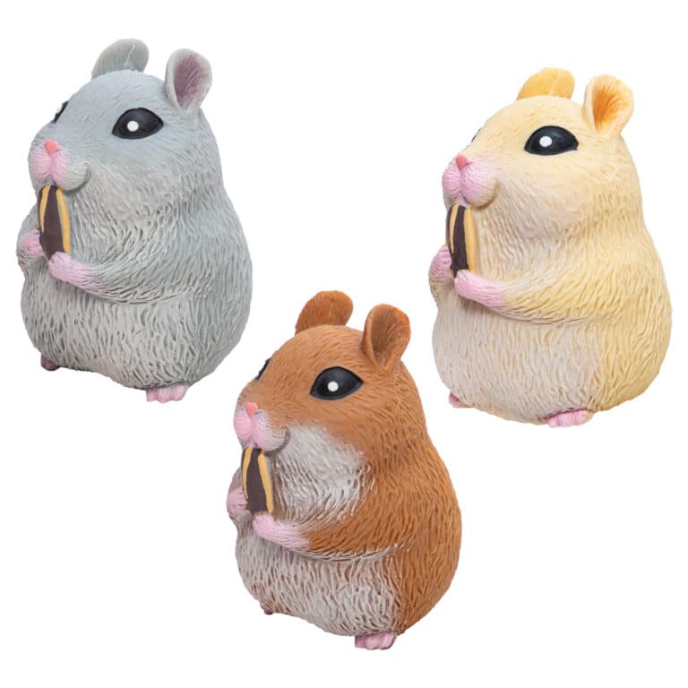Chonky Cheeks Hamsters Group - Grey Tan and Brown